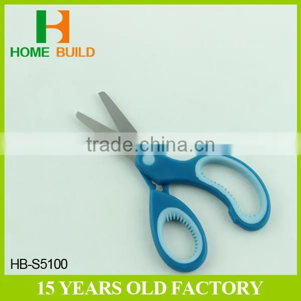 Factory price HB-S5100 Soft Grip Handle Scissors For Household