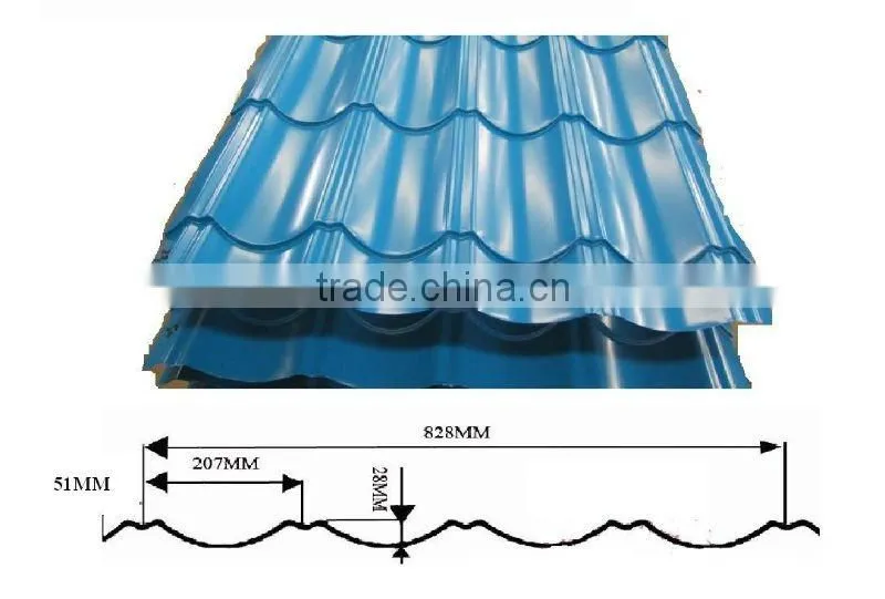 Hot Sale Color Corrugated Steel Roofing Sheet