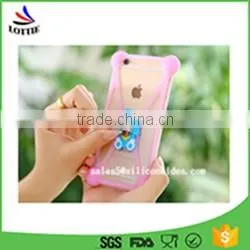 High quality universal Silicone Phone Holder 3d silicone phone case for iphone 6plus case