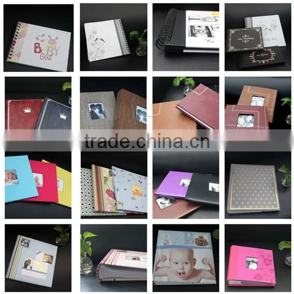 PU wrap cover 10x10 photo album 200 photos hold album