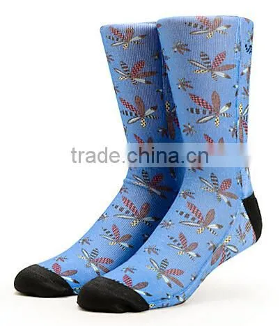 Fashion cheap funny custom knit tube sock man