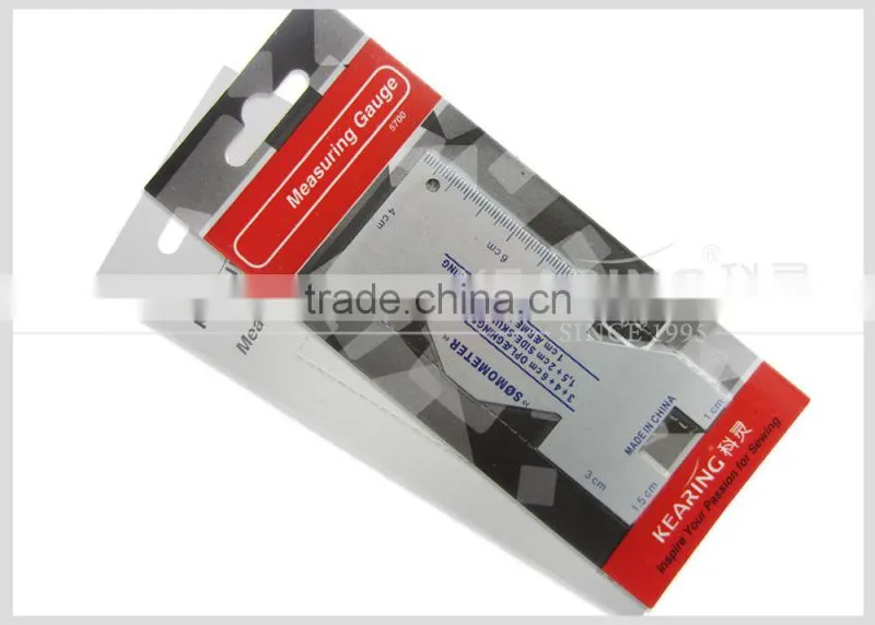 Kearing Luxury aluminum metric Patchwork Quilting Rulers for graphic artists Measuring Gauge #5700A