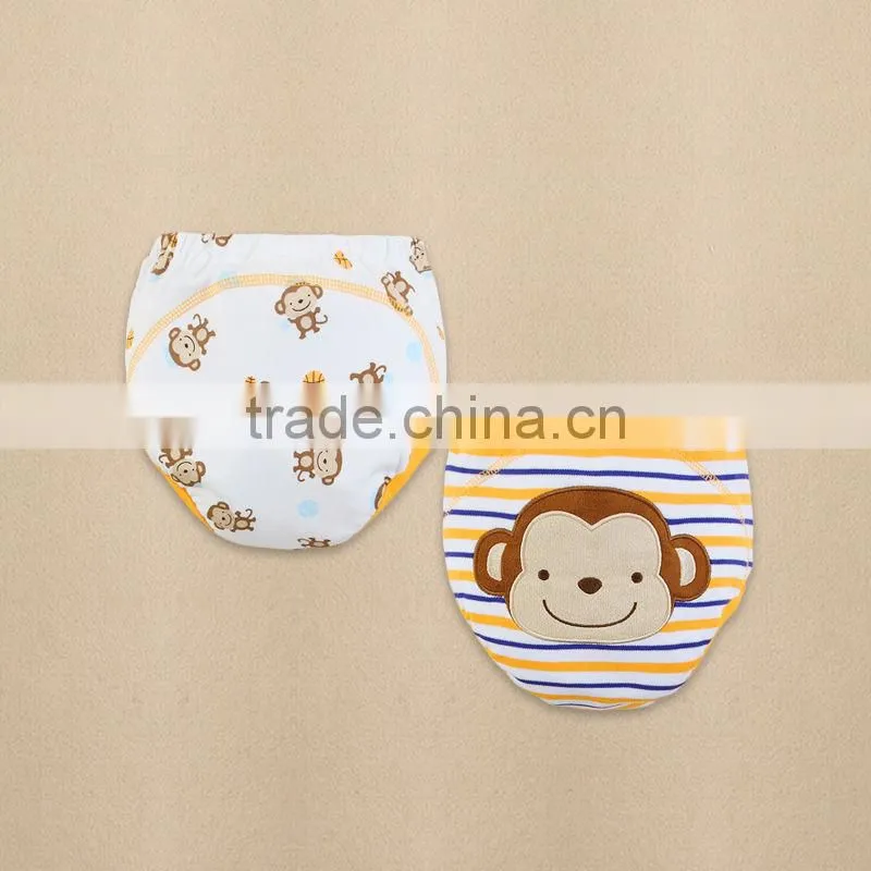 2014 baby clothes 100 cotton embroider baby training pants wholesale