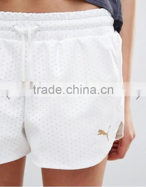 PU sports shorts Female summer loose wide leg running hot shorts women youth girl Casual home yoga pants