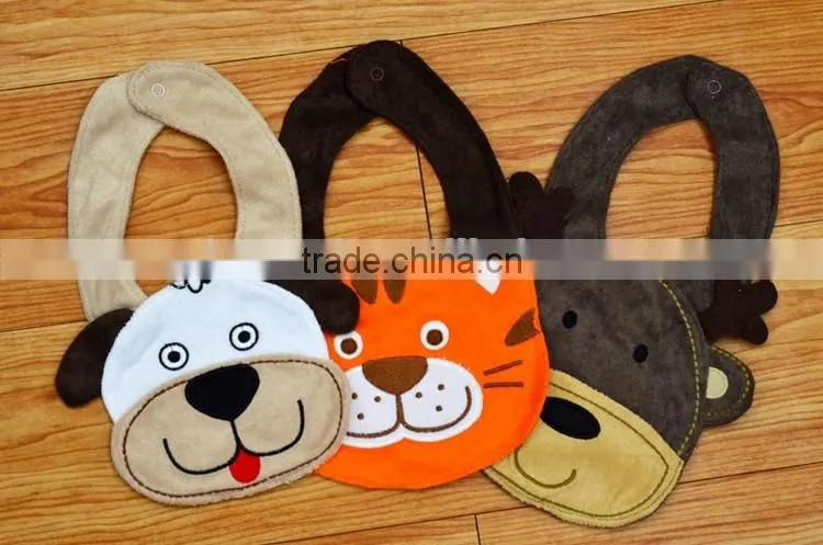 Zoo series waterproof baby drool bibs