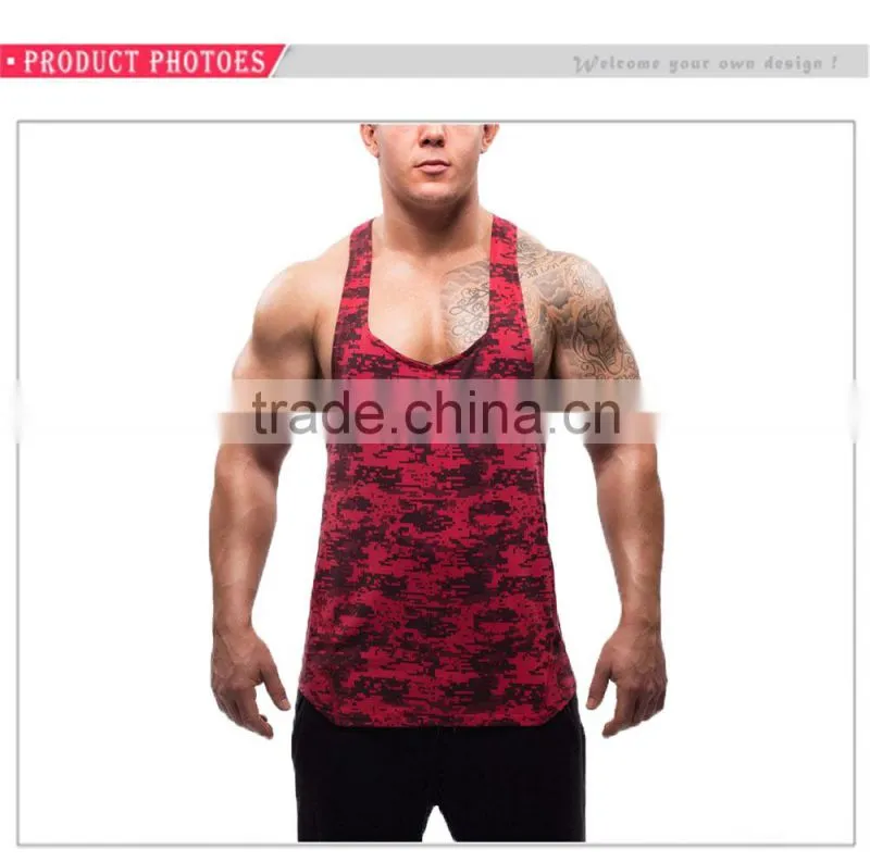 Hot Sale Muscle Tank Top Wholesale Fitness Breathable Body Building Tank Top Men