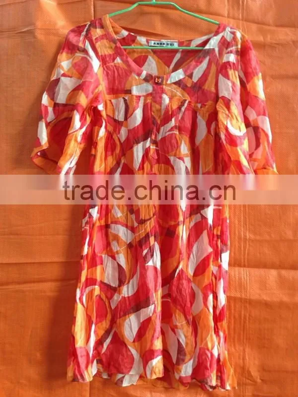2016 used fashion and clean cotton dress for sale
