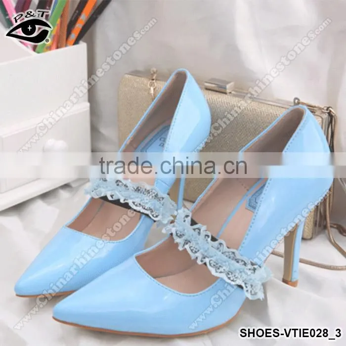 4 Colors Lace Ribbon Shoe Lace Elastic Straps For high heels