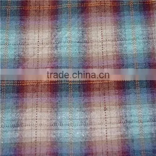 100 cotton yarn dyed wove fabric for men shirts