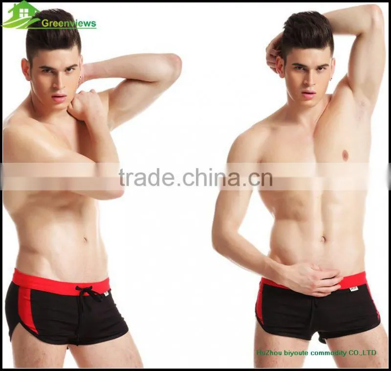 Print design healthy men underwear Knitting seamless sports boxer for boy men seamless sport underwear