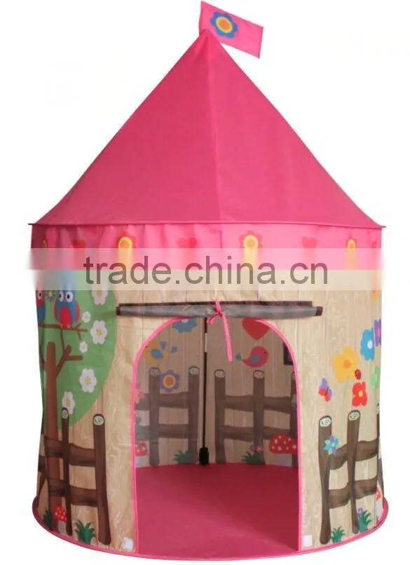 High quality princess play tent in stock kids castle play tent princess accessory