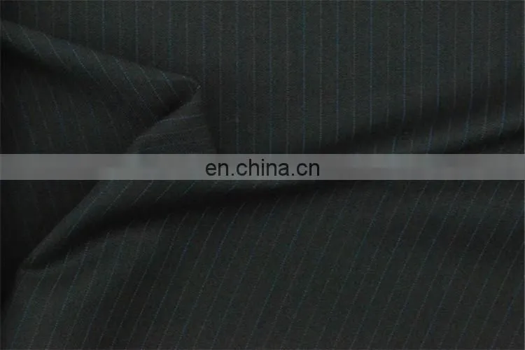 polyester rayon fabric suiting fabric with stripe/stripe fabric for suiting