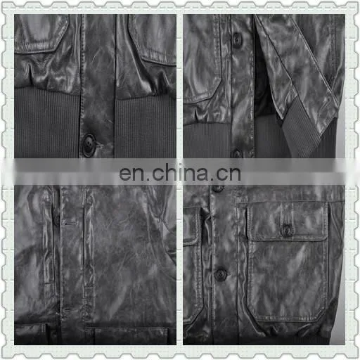 Casual jackets,casual pu jacket for men