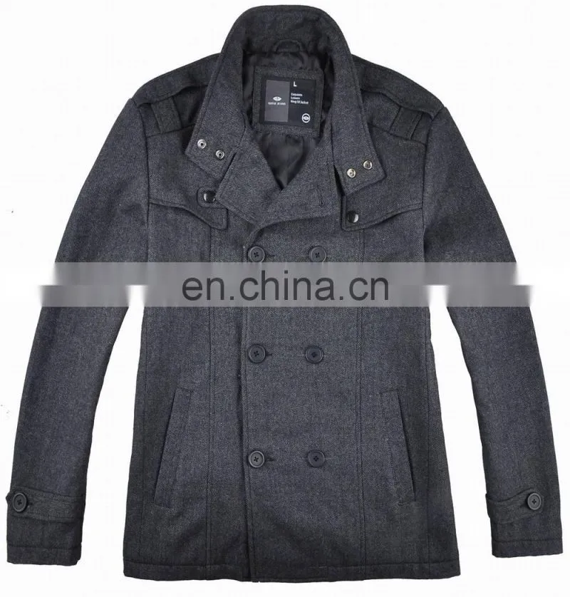 lastest design mens spring top grade handsome cashmere overcoat