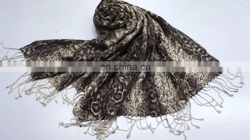 Silk Pashmina Wool Printed Scarves 2017