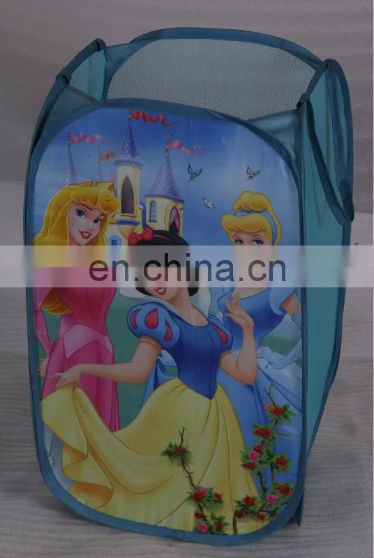 Cheap laundry basket canvas Pop up laundry bag