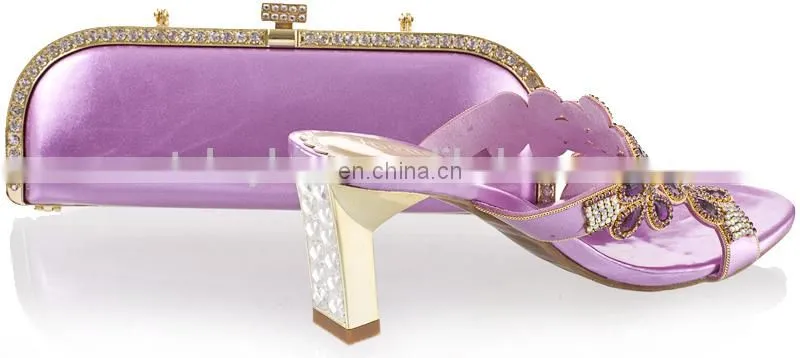 high quanlity shoe and bag sets for women 2015