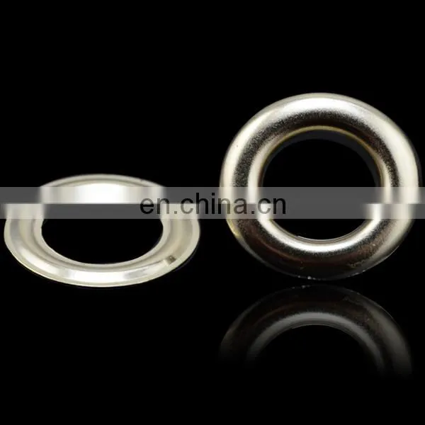 Promotional Hot Sale Colored Gold Custom Round Nickle Metal eyelet for shoes
