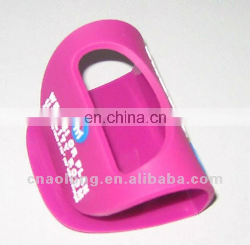 advertising custom 2d embossed logo rubber cellphone holder,soft pvc mobile phone holder