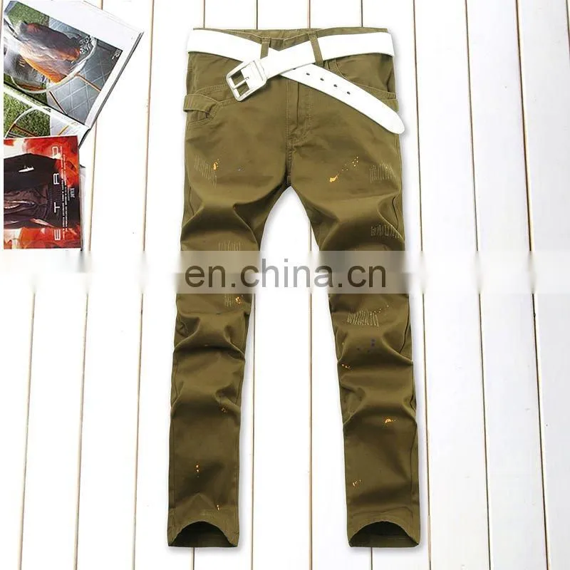 DiZNEW Straight leg slim fit mens denim jeans scratch cotton comfort pants