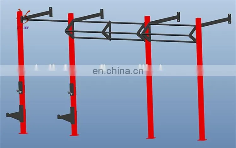 Multifunctional wall mounted crossfit rig pull up