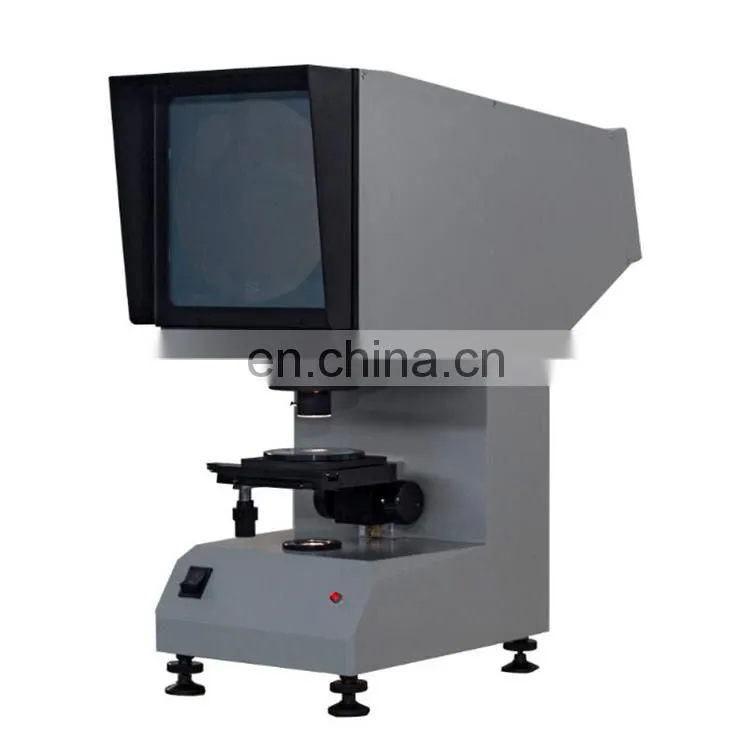 Charpy projector for impact sample specimen notch testing inspection