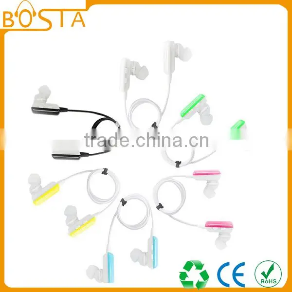 Stereo fashion hot selling low cost high quality BQB magnetic bluetooth eaprhones