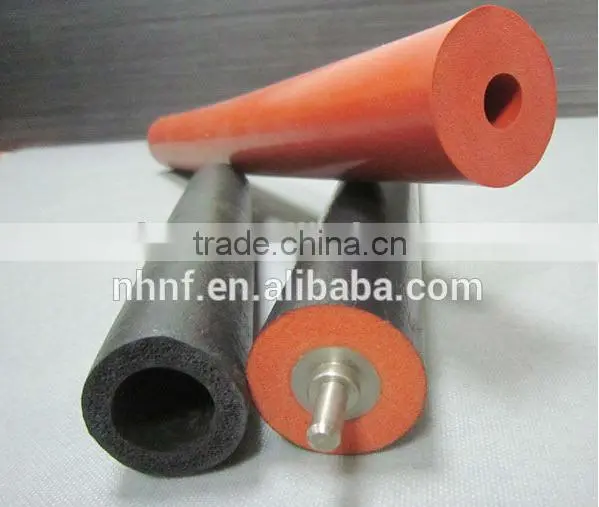 35C Silicone foam fuser roller for copier