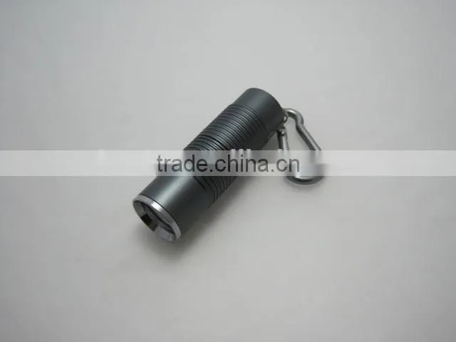 Aluminium mini Cree led flashlight keychain led flashlight torch