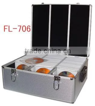 portable and durable practical aluminium cd case at reasonable price