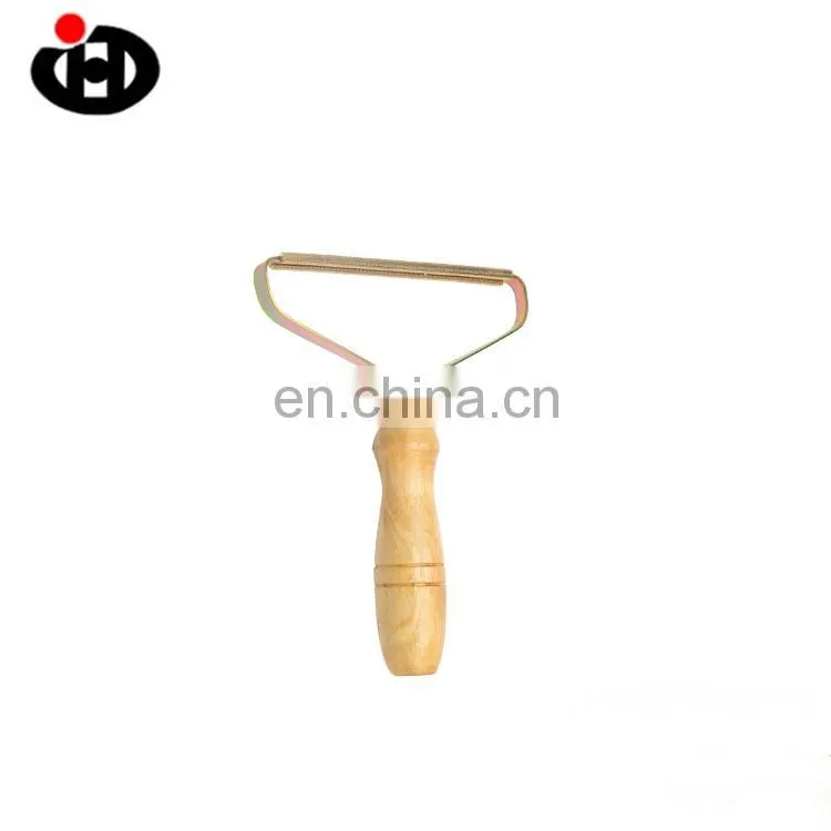 Jinghong TikTok Same Style Wooden Handle Pure Copper Lint Remover