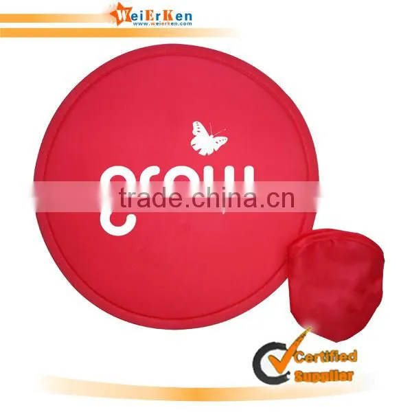Polyester Foldable Frisbee with logo