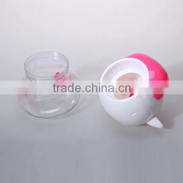 Cute Cow shaped plastic bottle toy candy box
