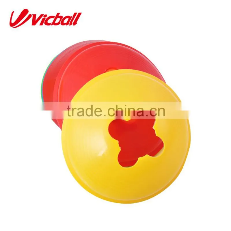 PE material soccer training equipment sets with plastic speed agility hurdles and soccer training cones