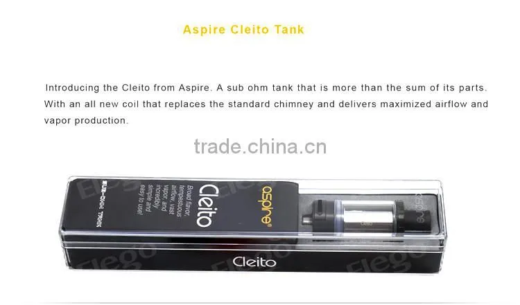 Large vapor Aspire Cleito Tank with Good Flavor,Aspire Cleito Tank in Stock