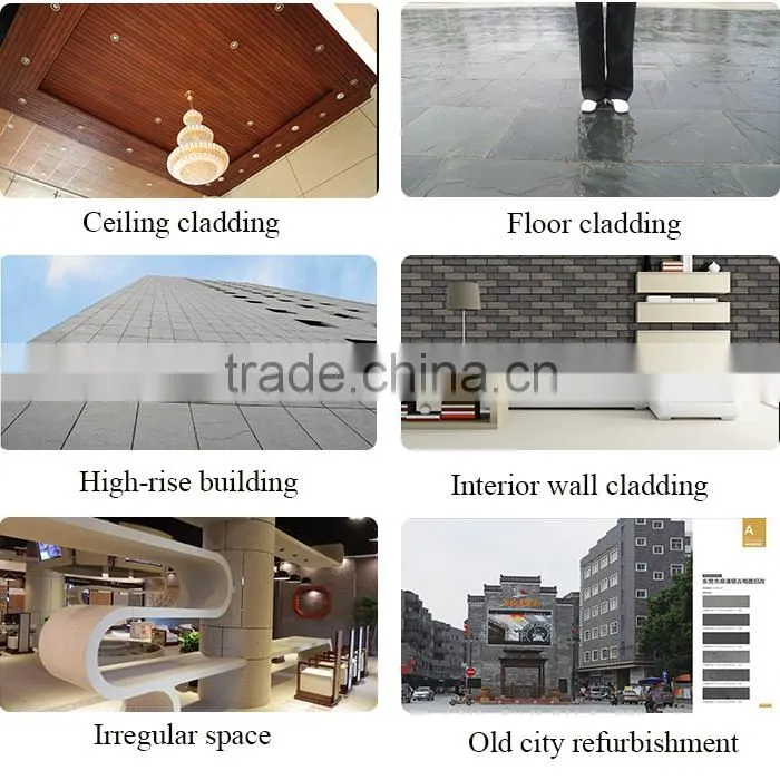 Flexible clay Modern house design Global Unique classic stone effect wall cladding