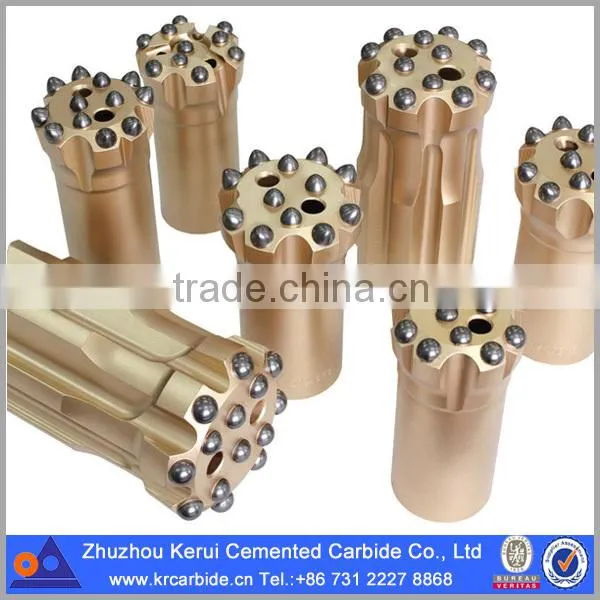 Cemented carbide insert for DTH hammer bits