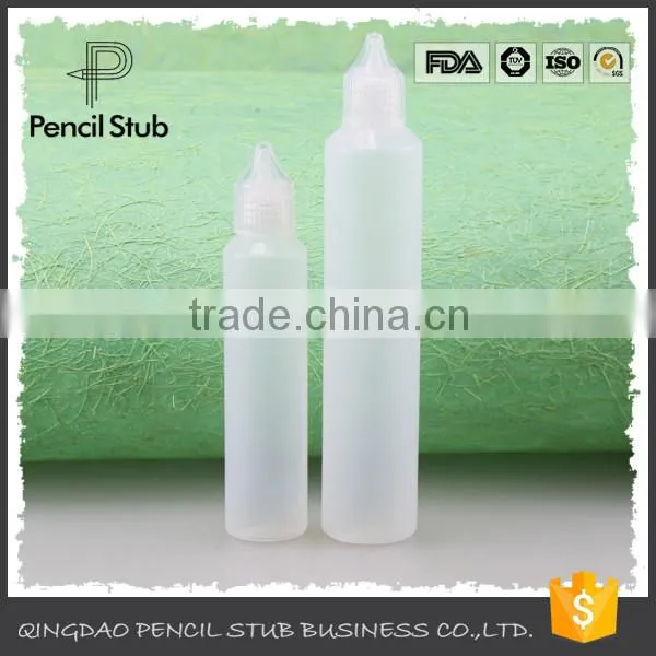 Wholesale pe unicorn dropper bottles15ml 30ml 60ml PE unicorn bottle for e liquid 30ml unicorn bottle