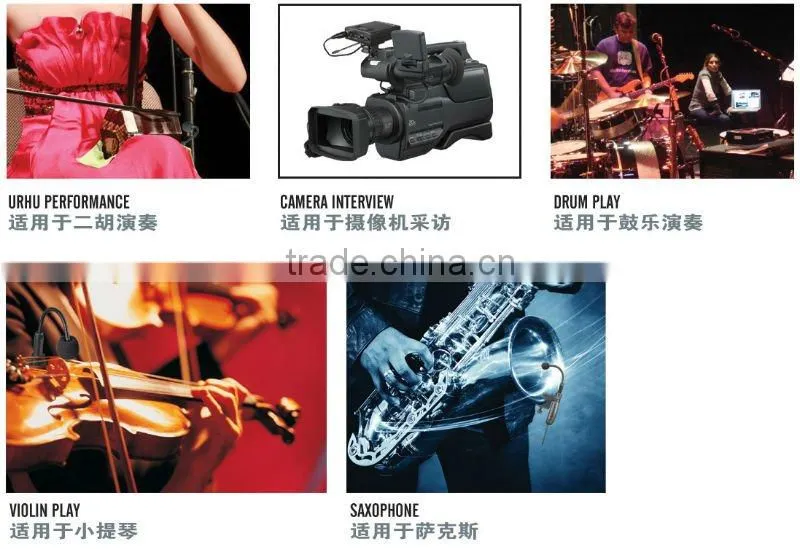 OK-8R Instrument performance UHF/PLL Wireless Microphone