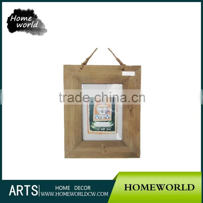 Small modern wooden wall mounted painting picture frame