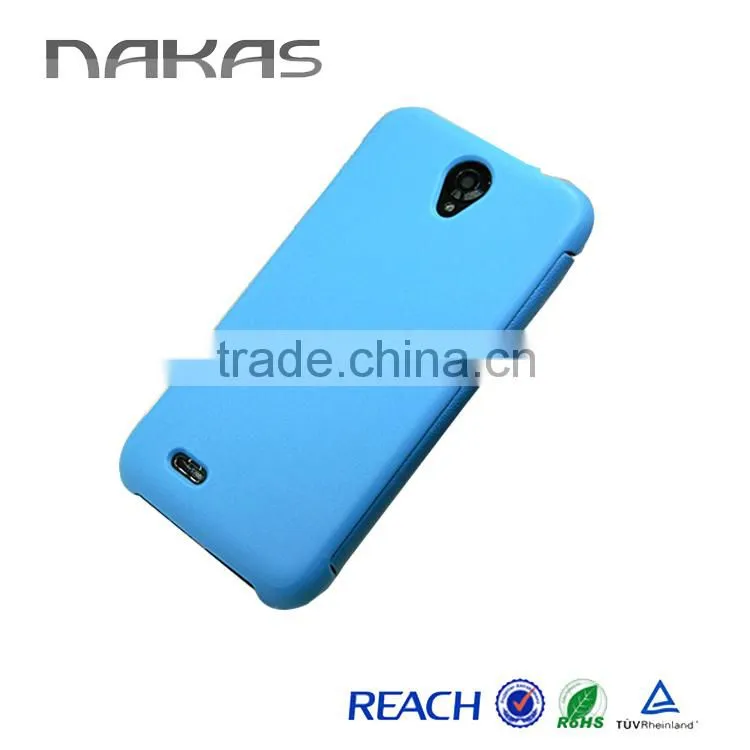 Mobile Phone Stand Leather Case for Lenovo S820