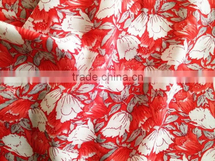 china supplier print 100 viscose rayon fabric