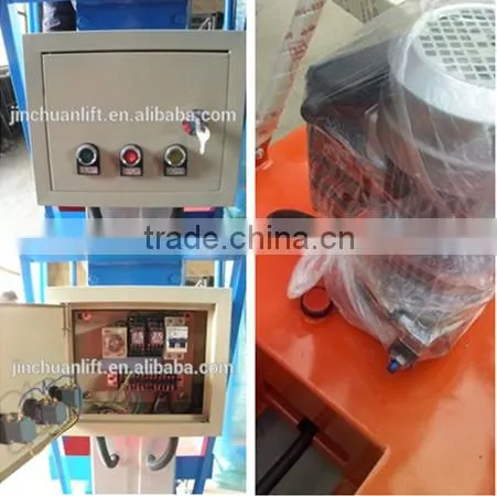 1.35~9m, 0.3 ton air hydraulic motorcycle lift table /double scissor lift table /small scissor lift table