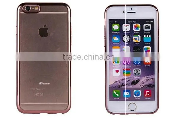 Transparent TPU soft shell case phone for iphone