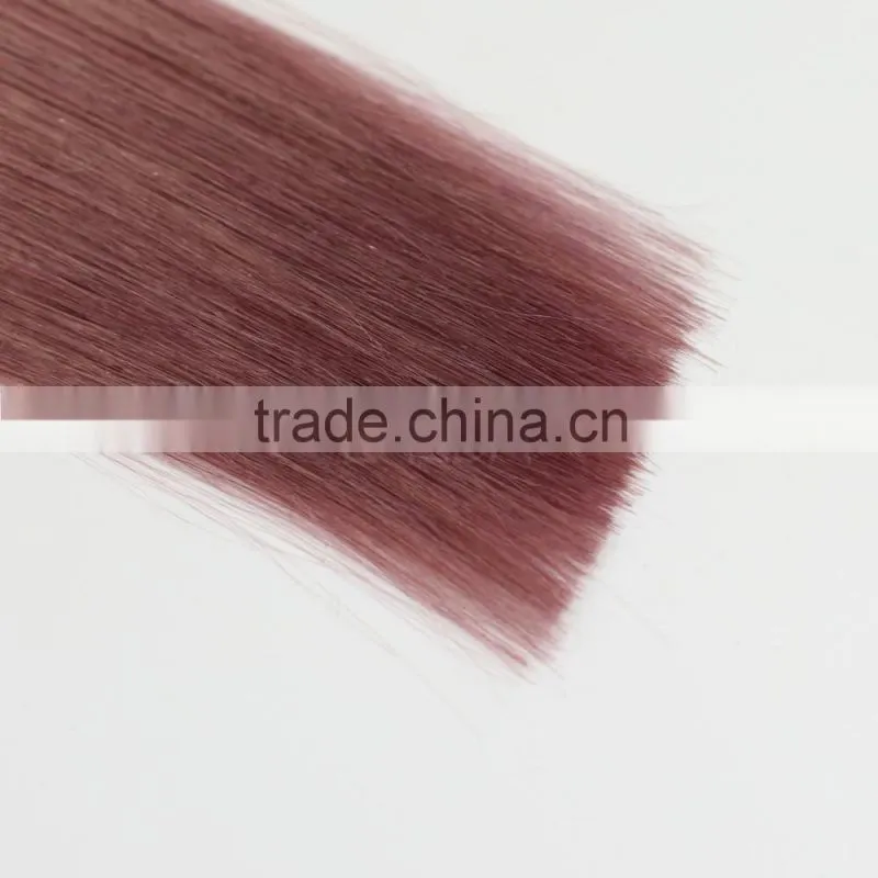 Double weft, triple weft clip in human hair extension with 100% human hair