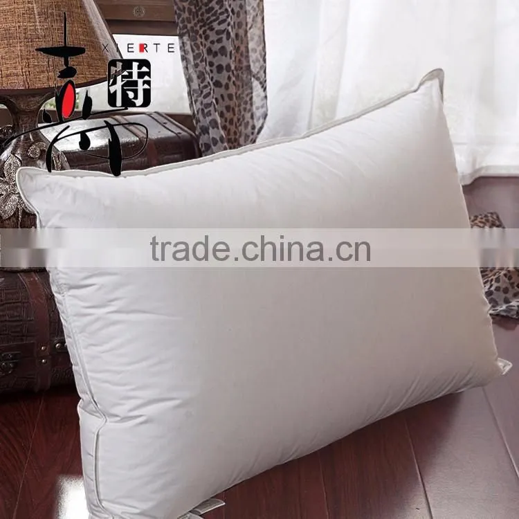 Wholesale solid white cotton hotel pillow