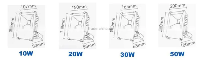 outdoor flood Light led 100W IP67 3000K/4000K/5000K LED Spot Light 100w