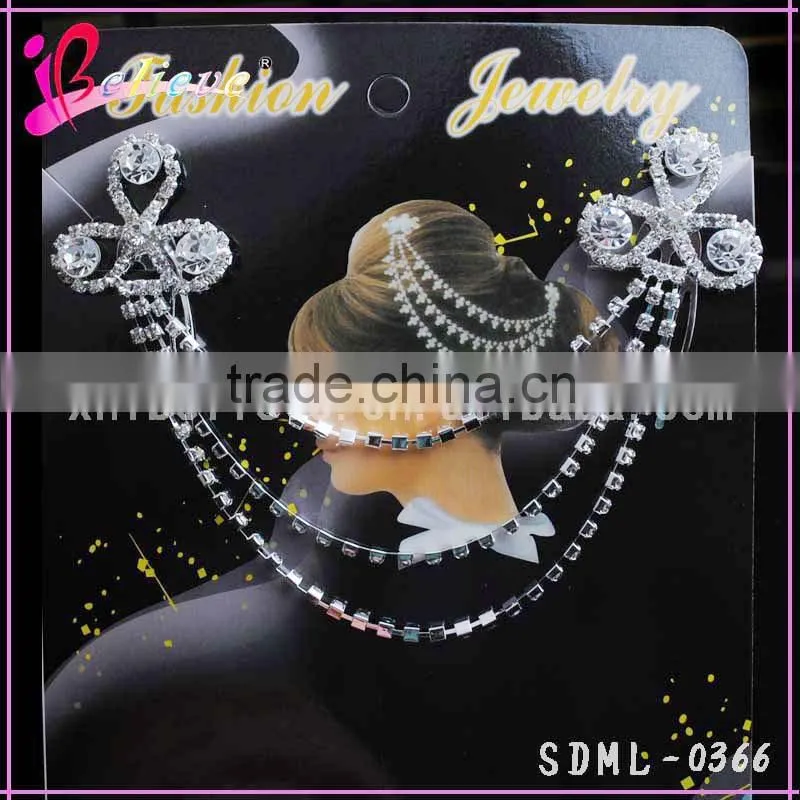 Crystal wedding hair jewelry made in China hair accessories wholesale head chain