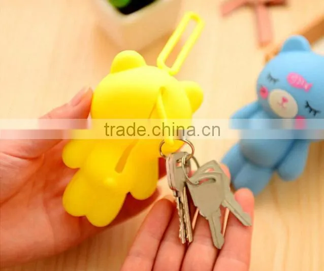 2015 animal-shaped car key silicone case, key finder