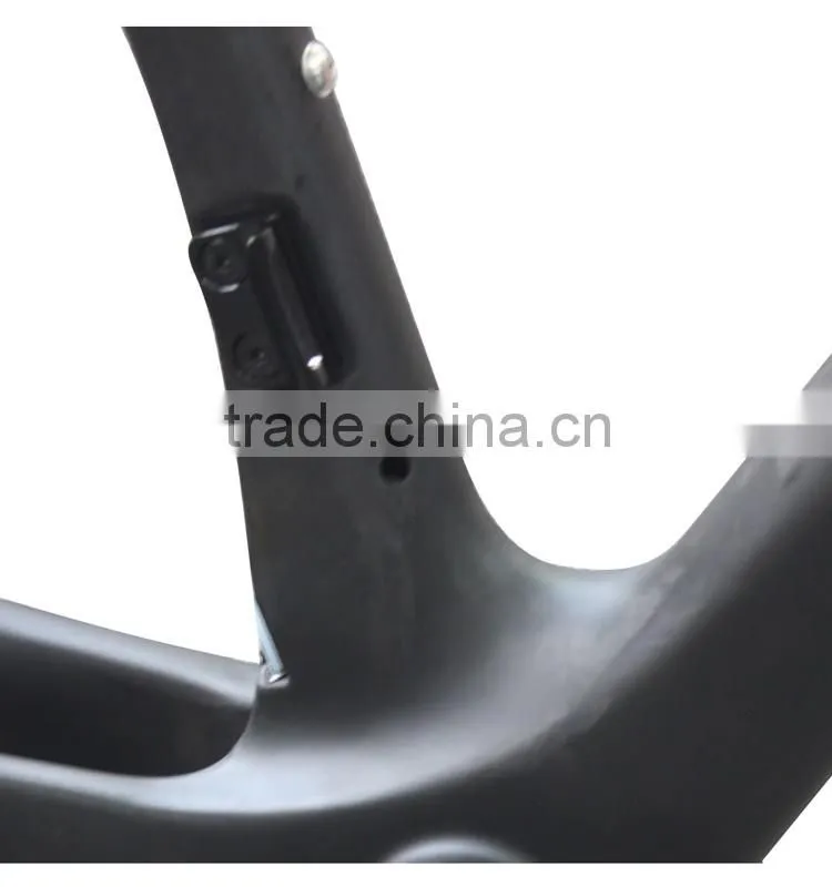 2016 Chinese Toray 700C thru axle BB386 carbon disc brake RD01 road bike frame